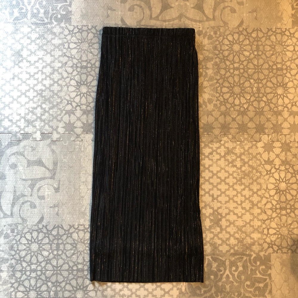 Ever New Melbourne Silver column midi skirt - 0